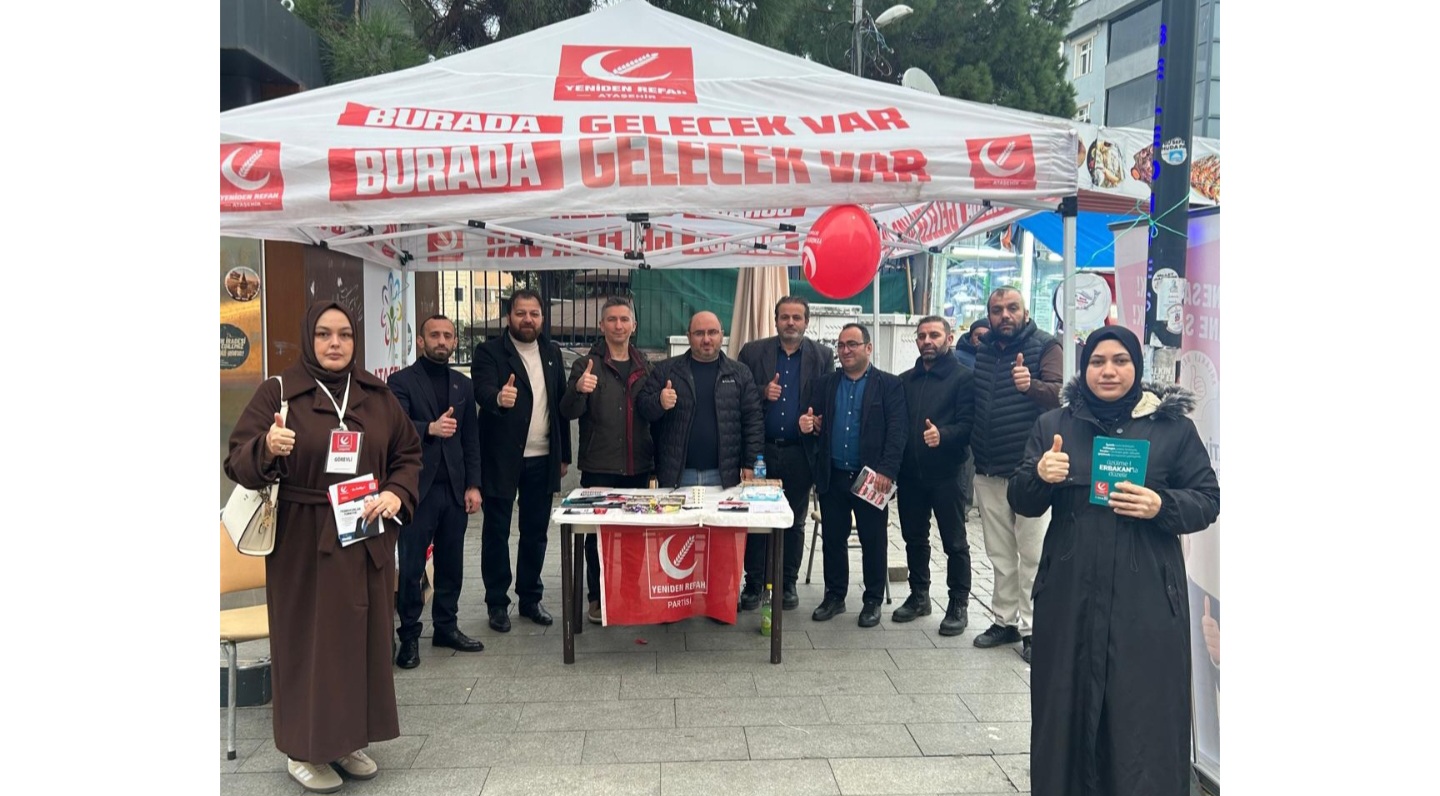 Ataşehir’de Refah Partisi, Bülent Tüylü ve kadın kolları ile sahada
